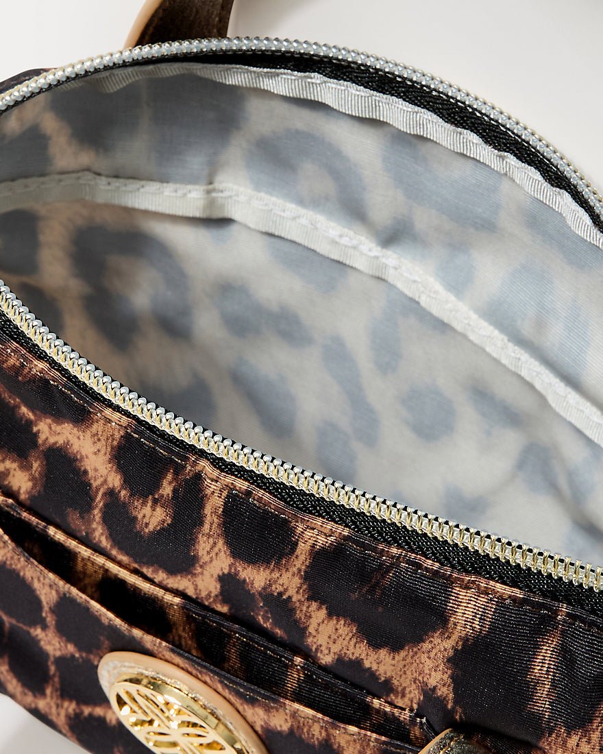 Kerrington Top Handle Mini Bag - Multi Leopard Faille