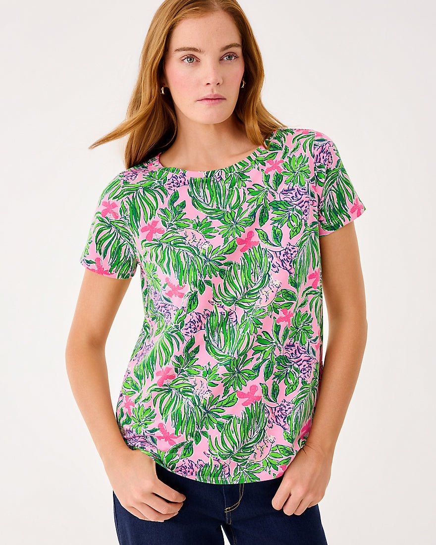 Key West Top - Conch Shell Pink Roaring With Joy