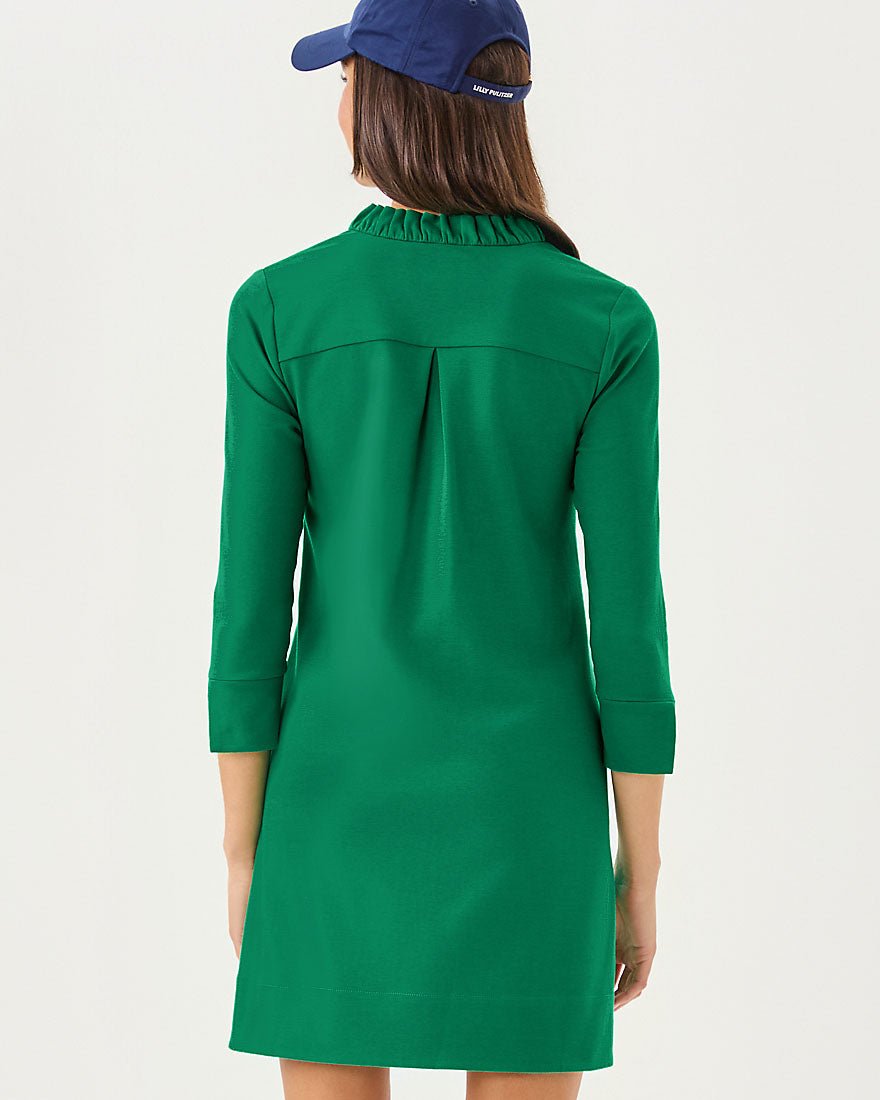 Knightley Dress - Fiddle Leaf Green