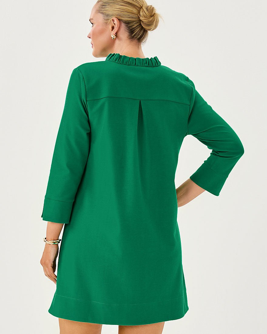 Knightley Dress - Fiddle Leaf Green