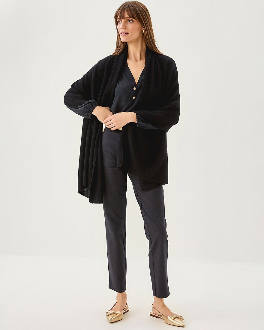 Lanelle Cashmere Wrap - Black