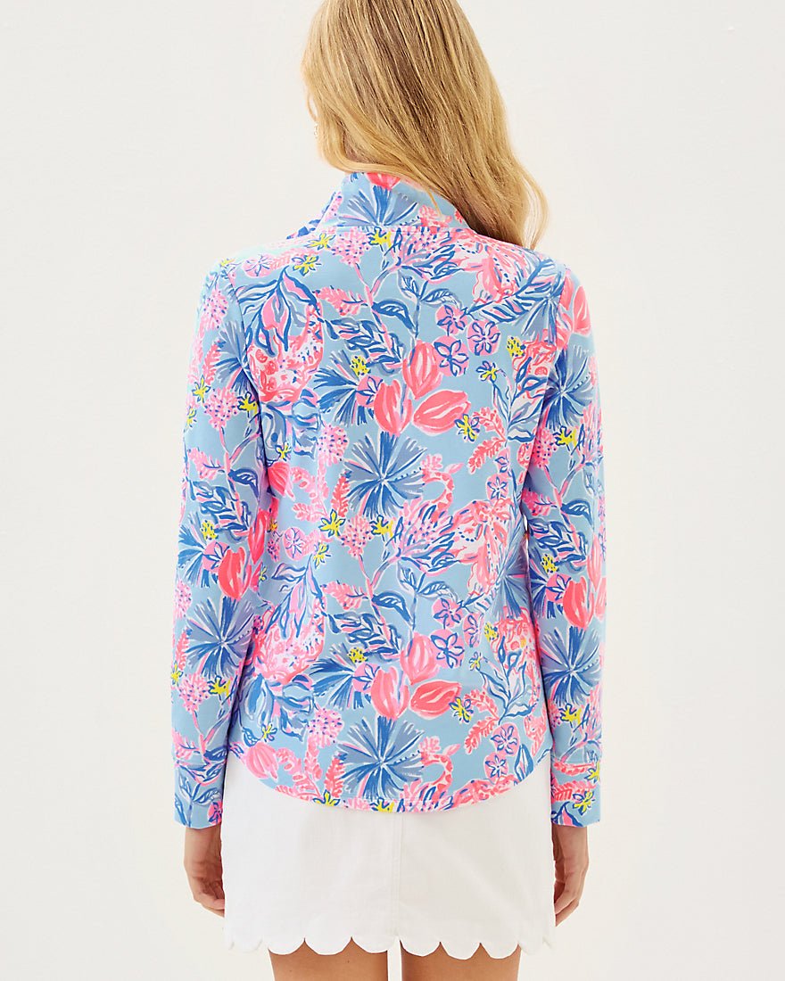 Leona Upf 50 Plus Zip Up - Multi Elephant Splash