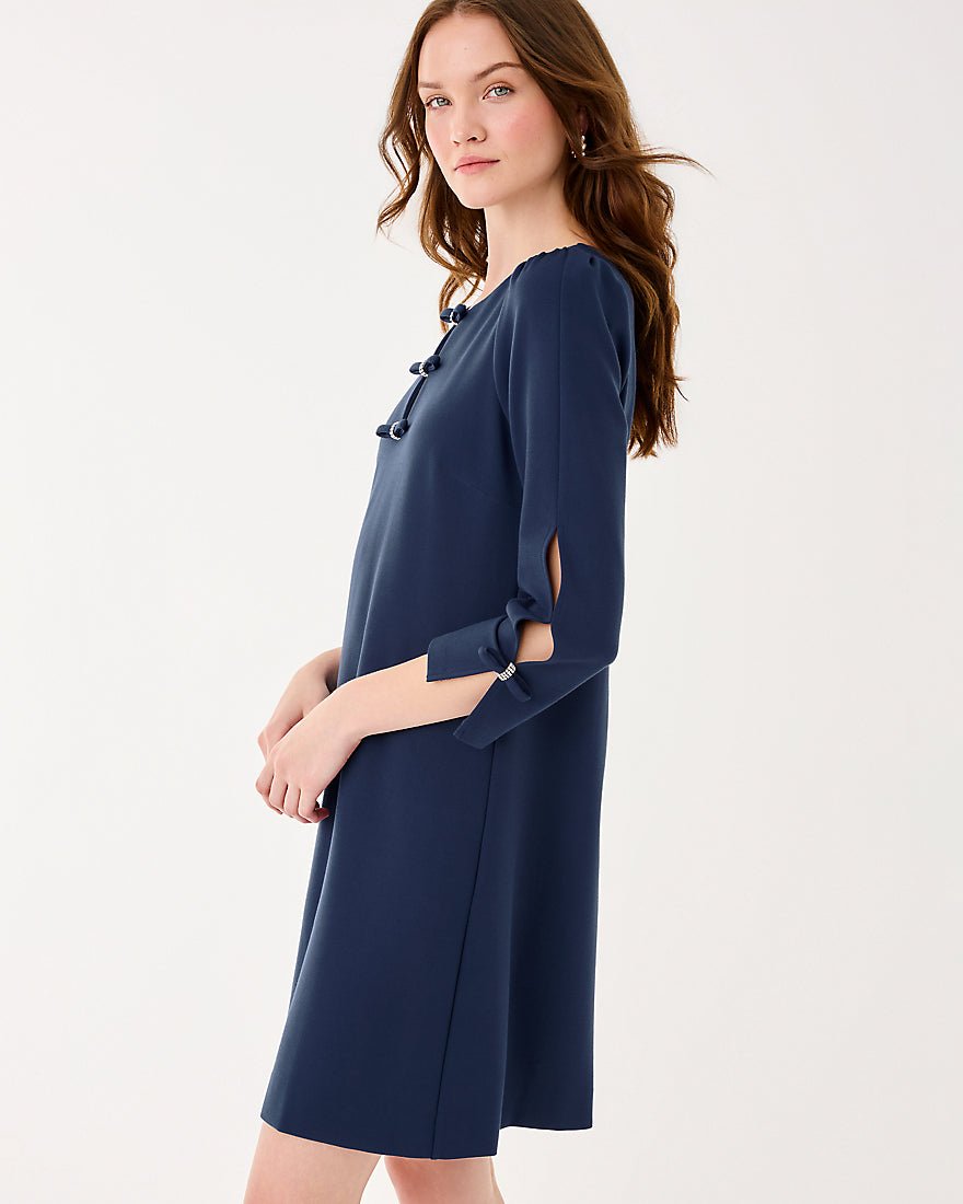 Leyland Shift Dress - Low Tide Navy