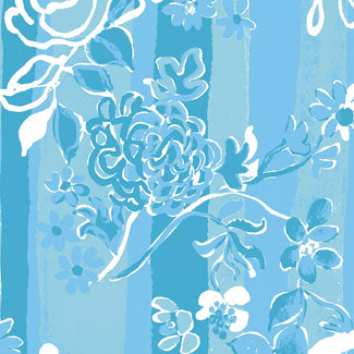 Lilly Pulitzer Capri Blue Roseys Petals