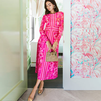 Lilly Pulitzer Zelena Upf 50 Plus Dress - Sun Shell Pink Big Party