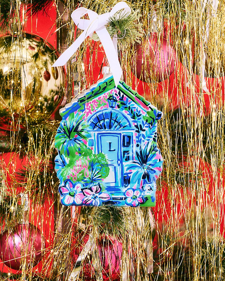 Lillys House Ornament - Multi Lillys Door Ornament