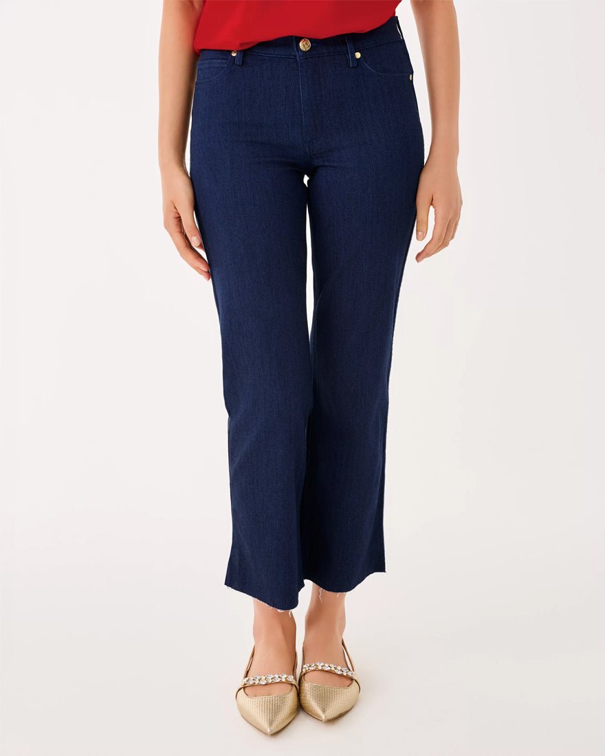 Lilly Pulitzer - Lindessa High Rise Crop Jean - Dark Wash