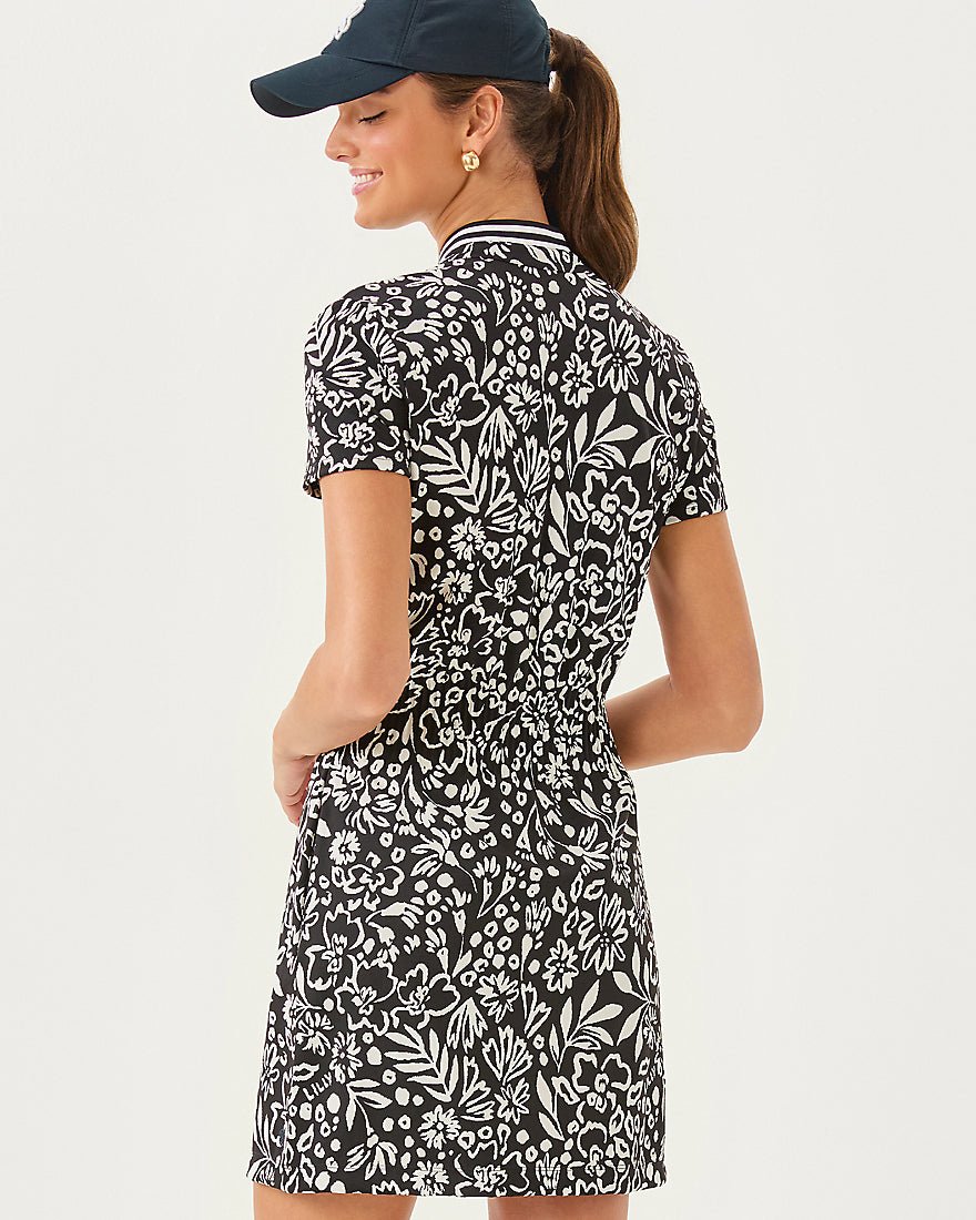 Love Active Dress Upf 50 Plus - Noir Purrfect Pounce Knit Jacquard