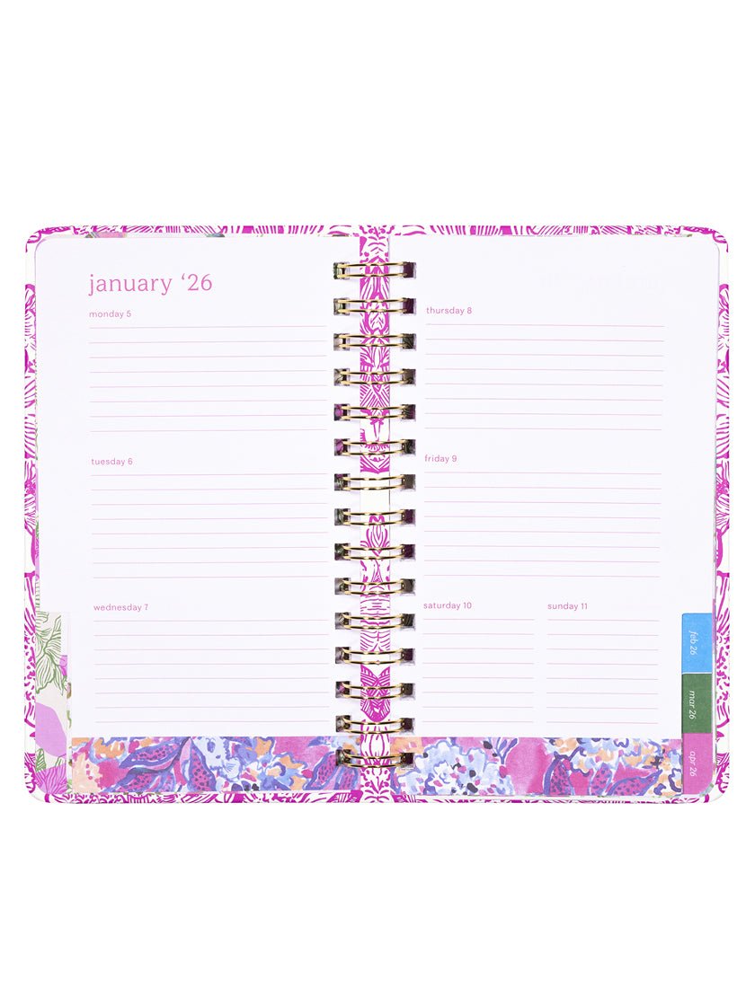 Medium 12 Month Agenda - Unforgettable Pink