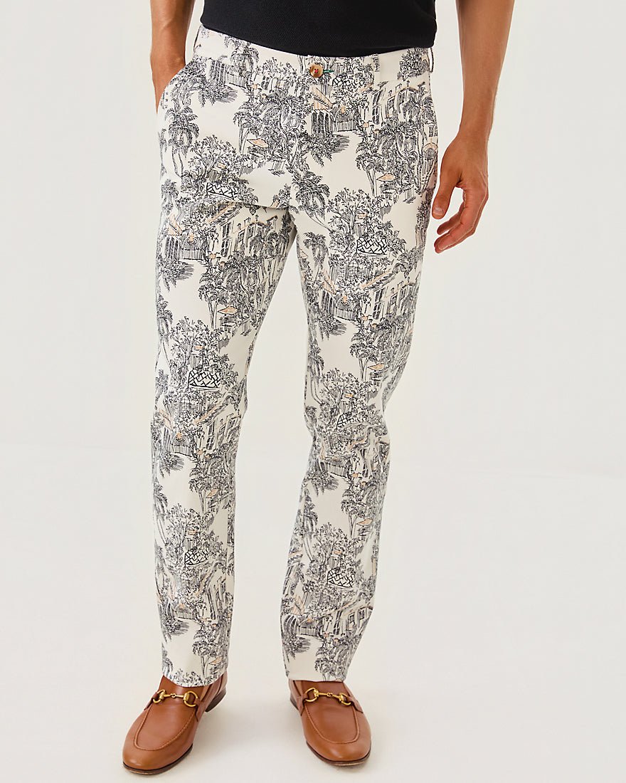 Mens Stuff Mizner Stretch Pant - Coconut Pb Anniversary Toile