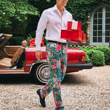 Mens Stuff Mizner Stretch Pant - Multi Party Punch Patch