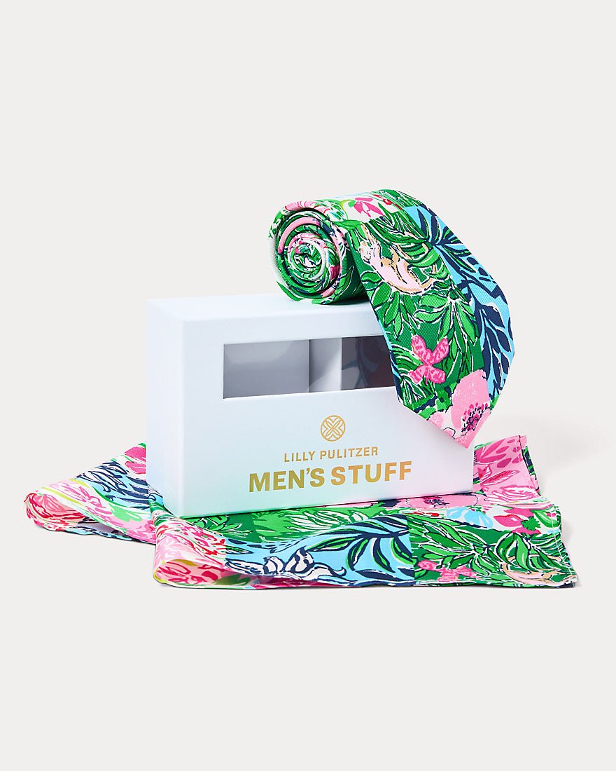 Mens Stuff Tie And Pocket - Multi Party Punch Patch