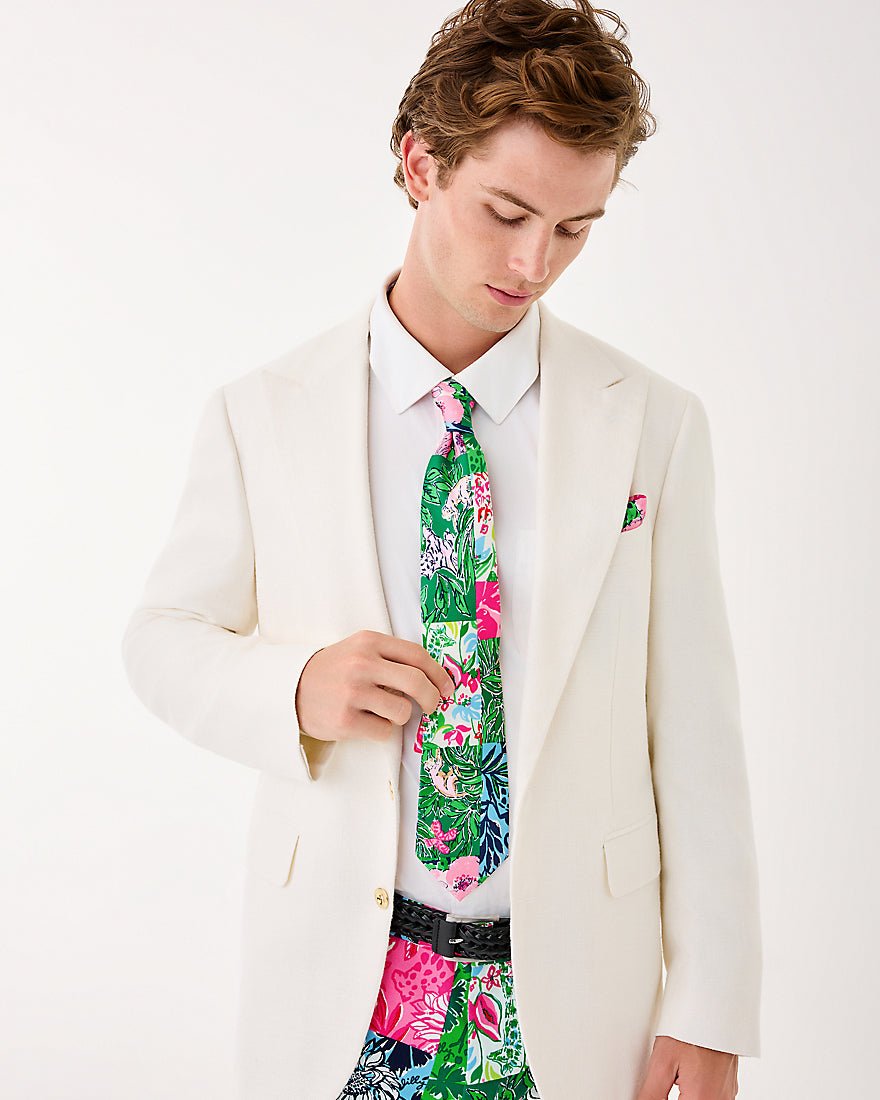 Mens Stuff Tie And Pocket - Multi Party Punch Patch