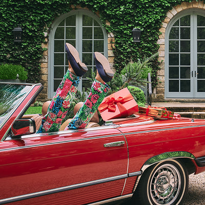 Lilly Pulitzer Mens Stretch Mizner Pant in Multi Party Punch Patch