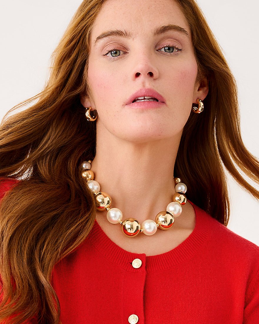 Lilly Pulitzer - Moonlight Magic Necklace - Gold Metallic