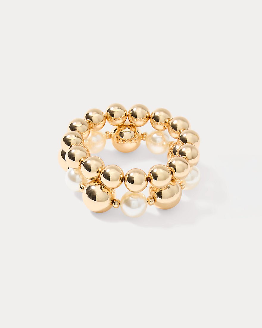 Lilly Pulitzer - Moonlight Magic Stretch Bracelet - Gold Metallic