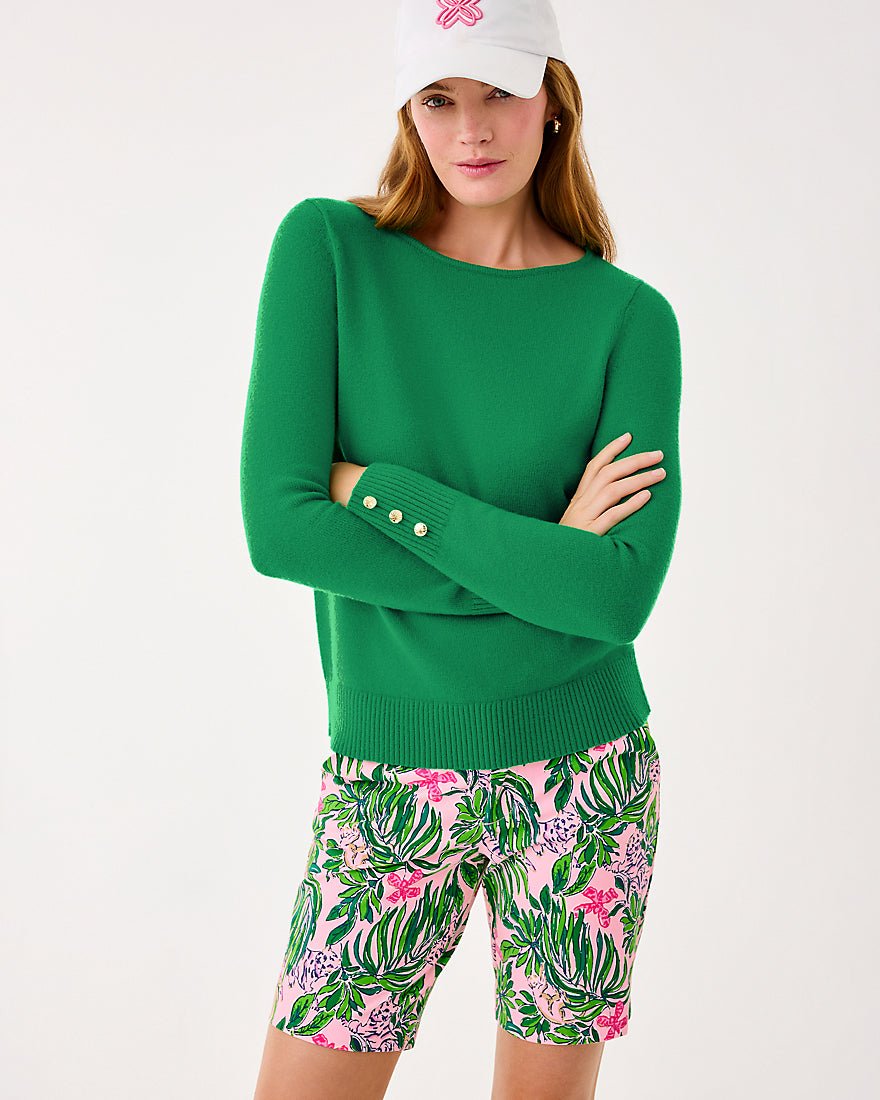 Natia Mid Rise Knit Short - Conch Shell Pink Roaring With Joy