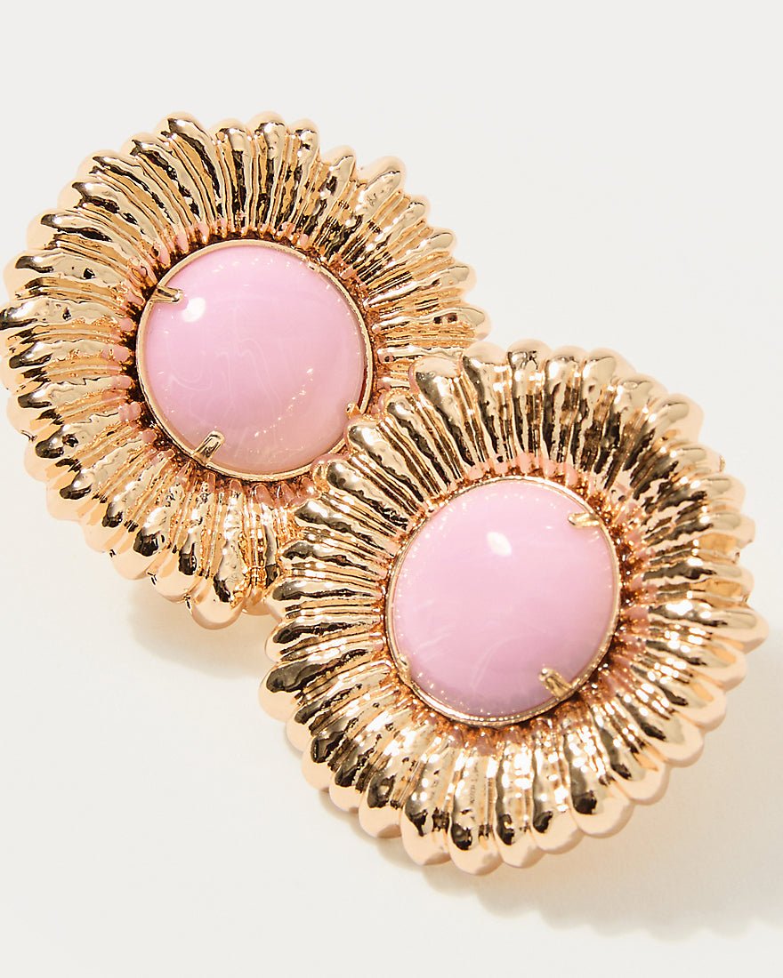 One Final Fling Stud Earrings - Pink Bliss