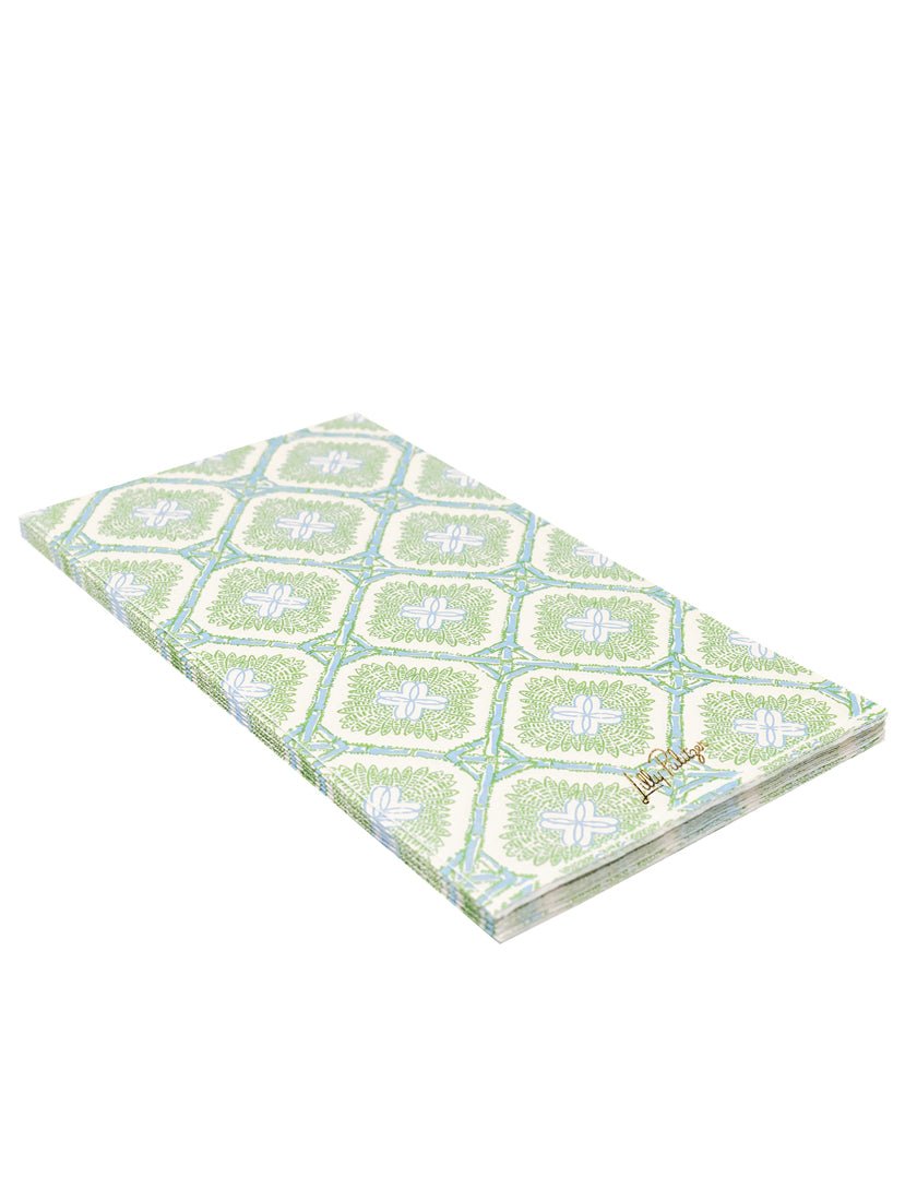 Paper Dinner Napkins - Bamboo Logo Trellis