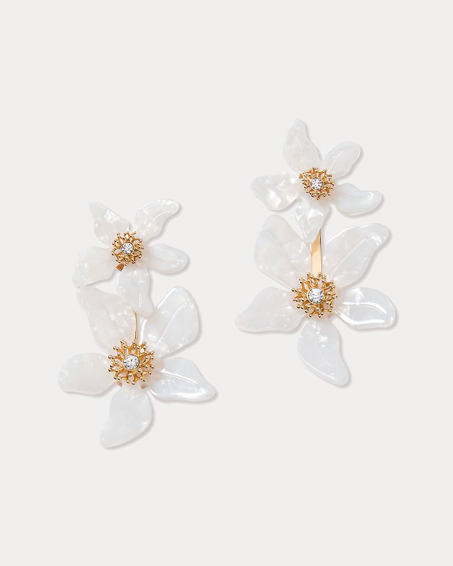 Lilly Pulitzer - Plumes In Bloom Earrings - Coconut