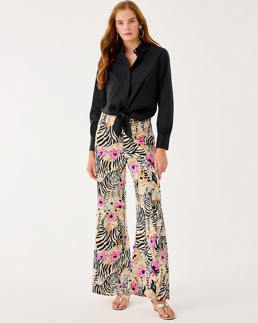 Lilly Pulitzer - Polyanna Palazzo Pant - Rutabaga El Morocco