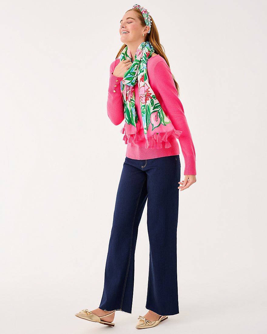 Resort Scarf - Multi Glowing Gardens