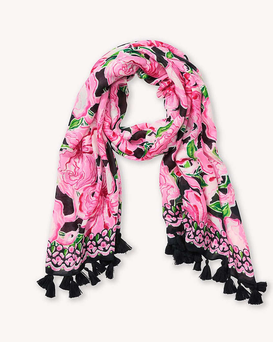 Lilly Pulitzer - Resort Scarf - Onyx Party All The Time
