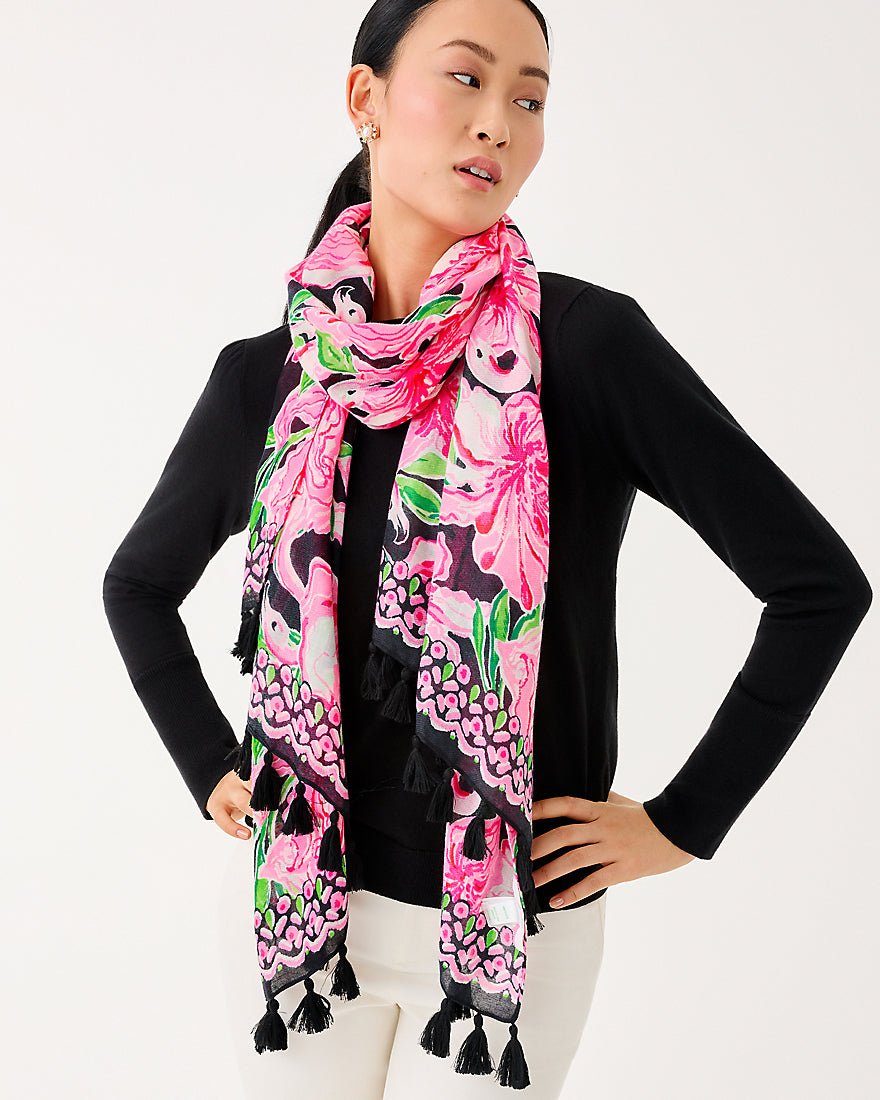 Lilly Pulitzer - Resort Scarf - Onyx Party All The Time