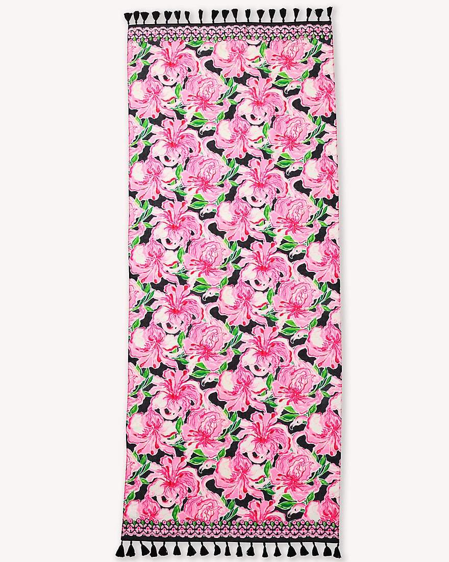 Lilly Pulitzer - Resort Scarf - Onyx Party All The Time