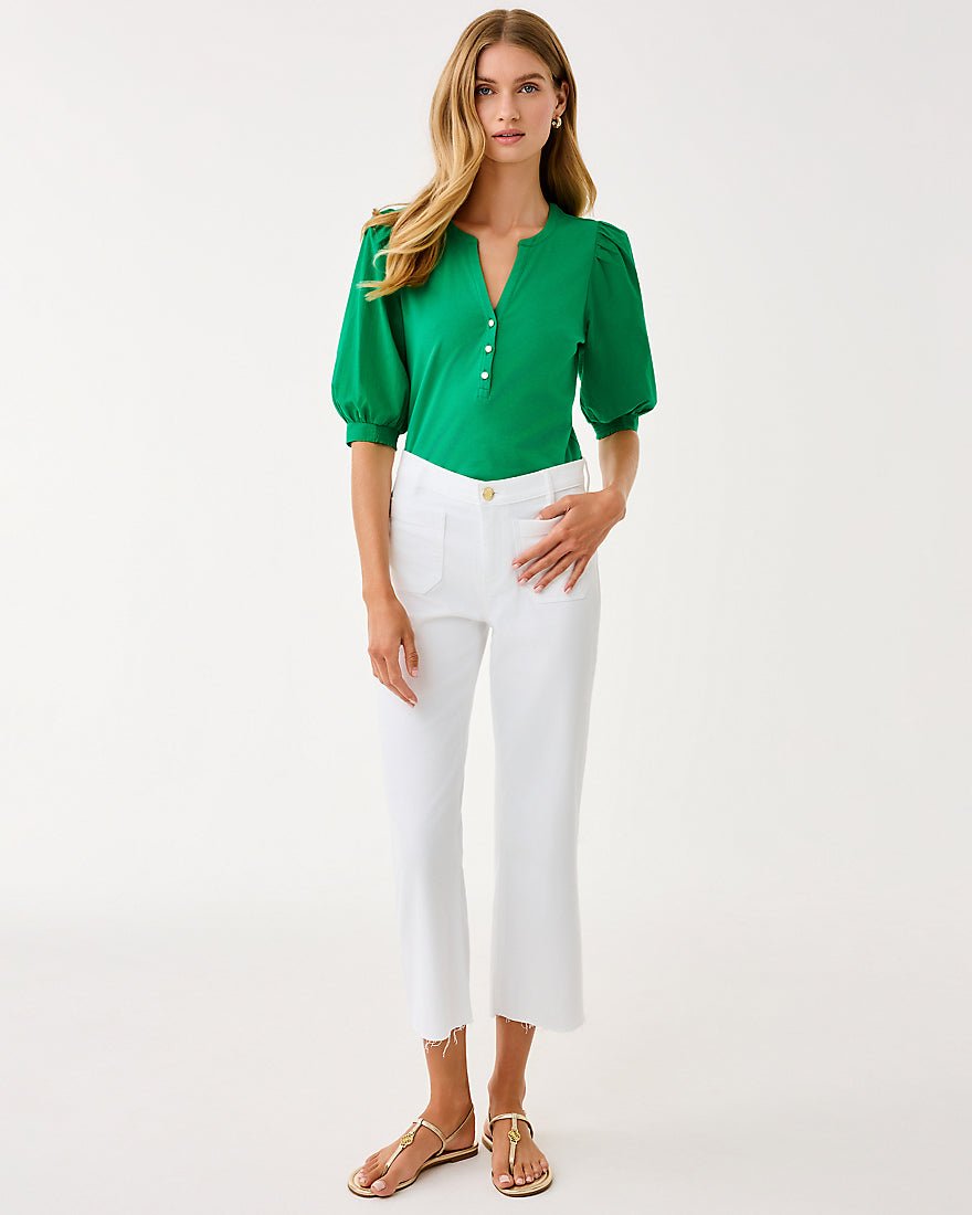 Lilly Pulitzer - Ronson Knit Top - Bamboo Green