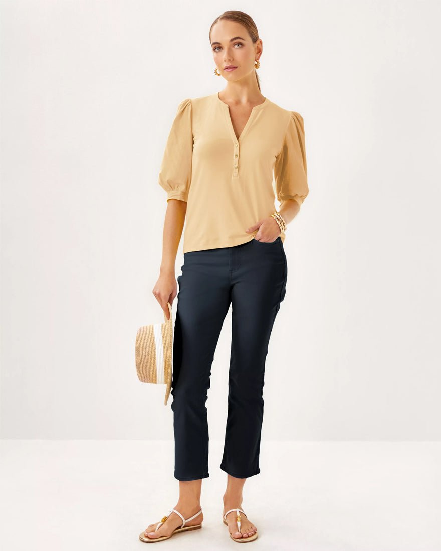 Ronson Knit Top - Wicker Tan