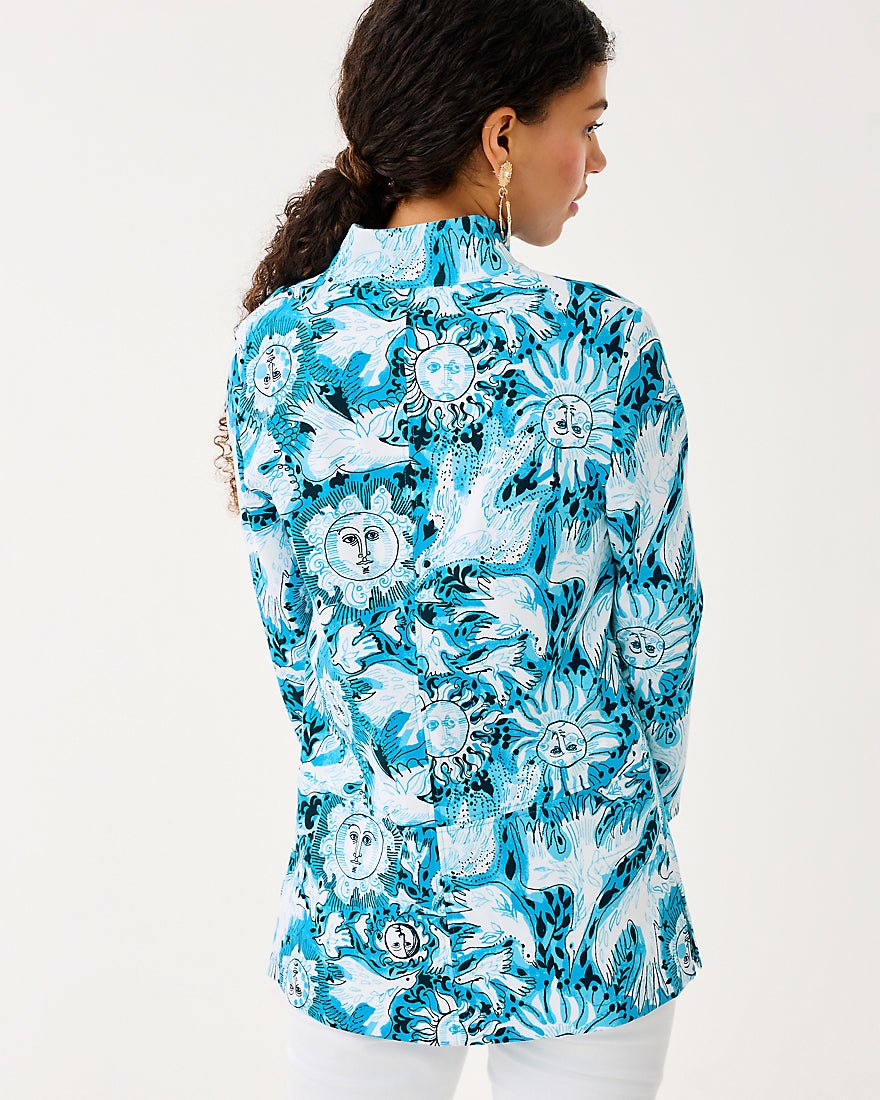 Lilly Pulitzer - Rosee Tunic Top - Bellevue Blue Lilly Gulls