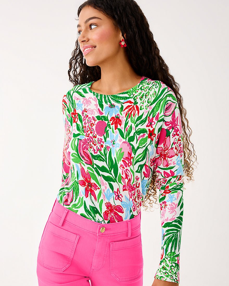 Salima Sweater - Multi Glowing Gardens
