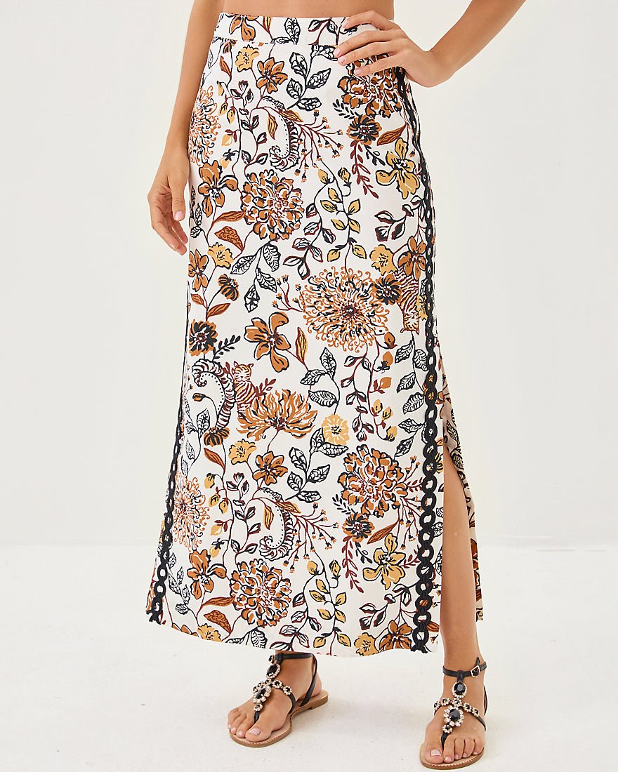 Sanders Maxi Skirt - Coconut Take Meowt