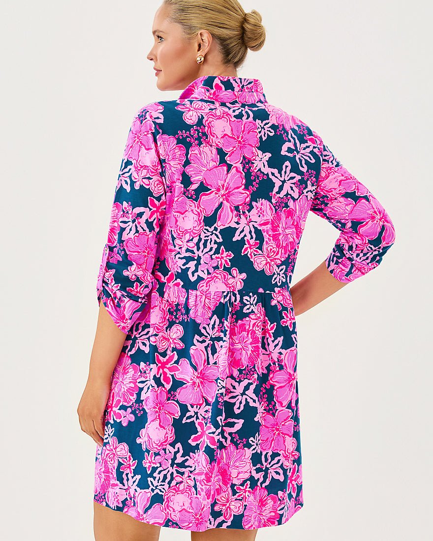 Saralyn Dress - Starlight Navy Once And Floral