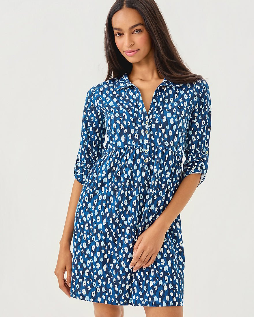 Saralyn Dress - Starlight Navy Youre An Animal