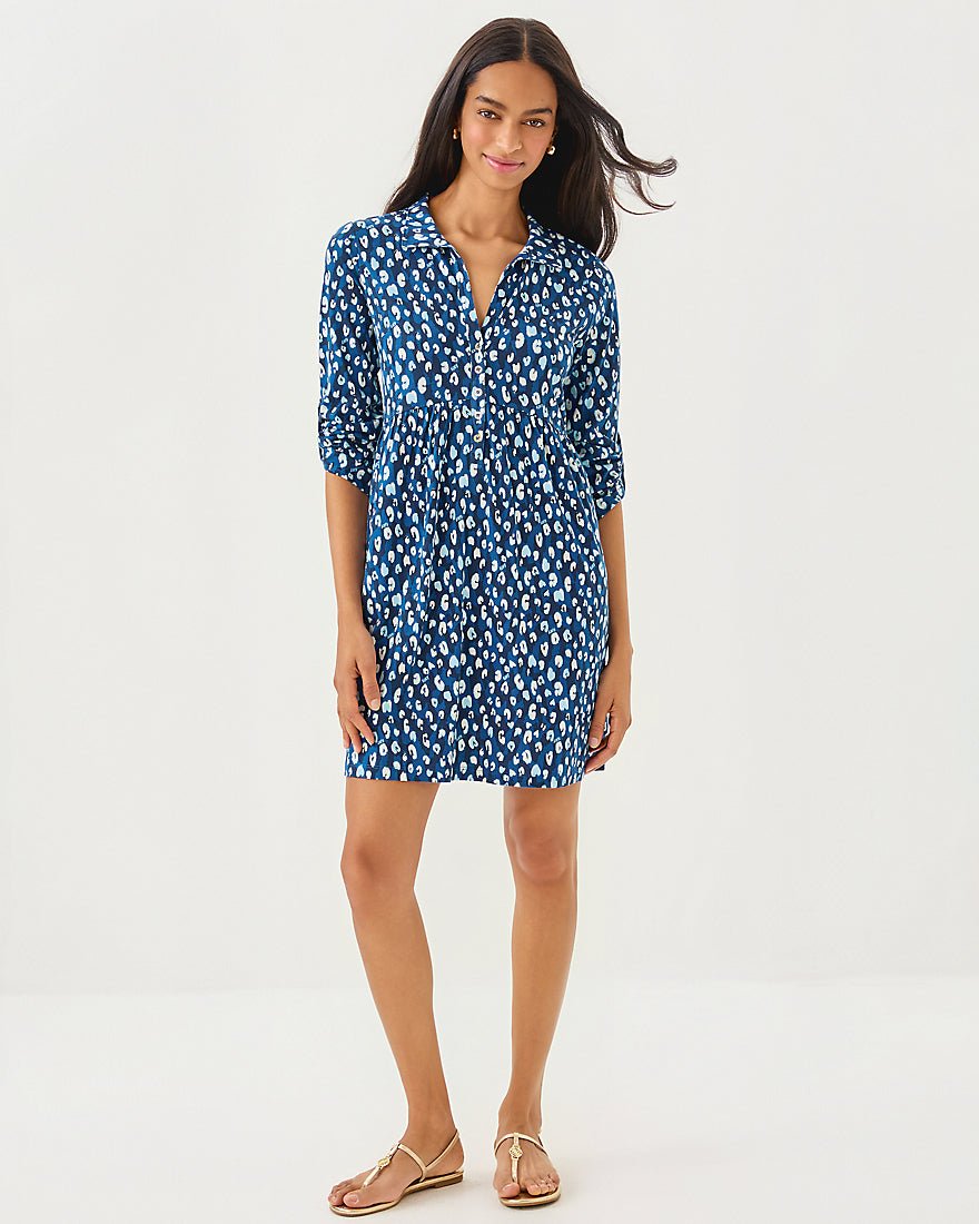 Saralyn Dress - Starlight Navy Youre An Animal