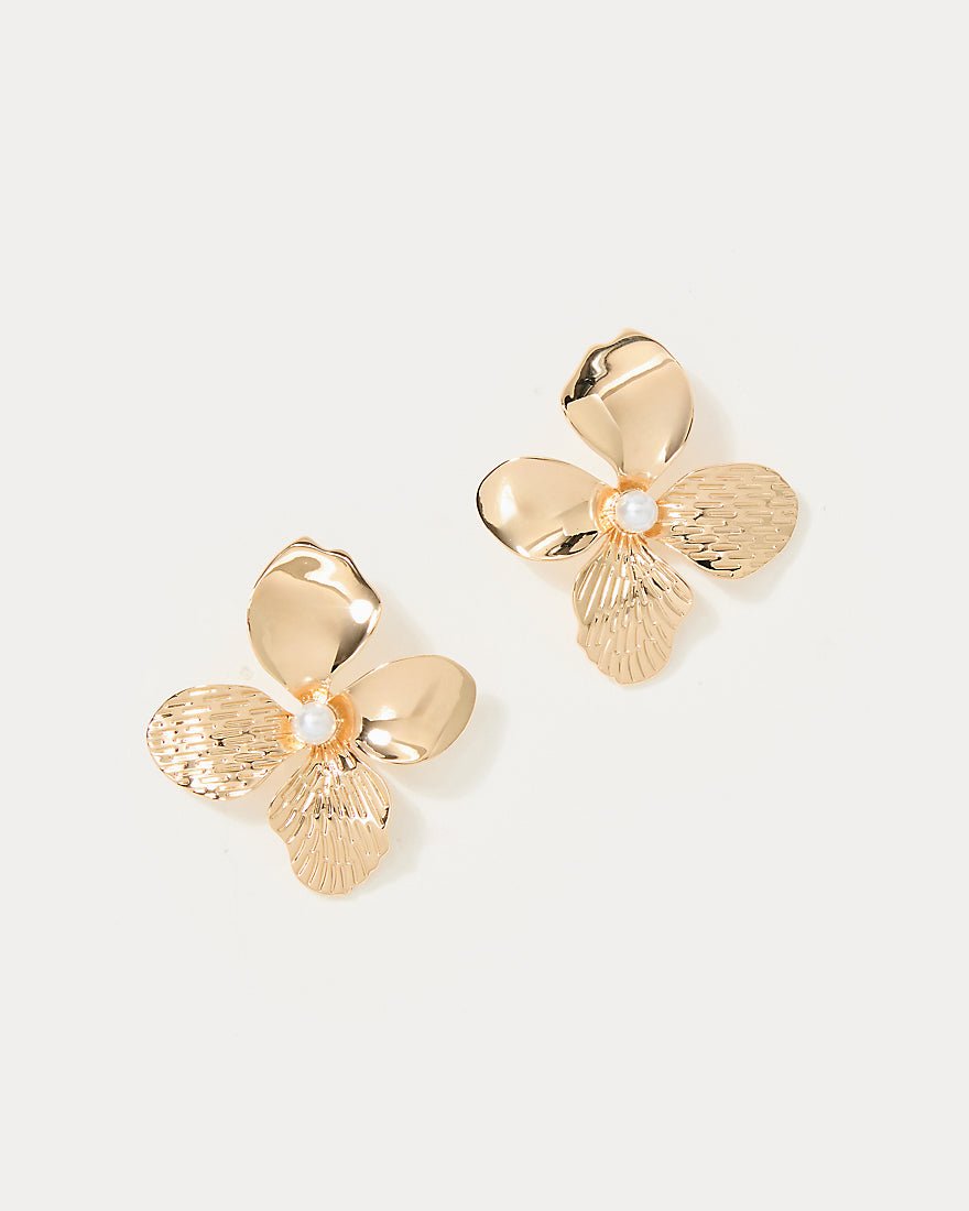 Shady Babe Earrings - Gold Metallic