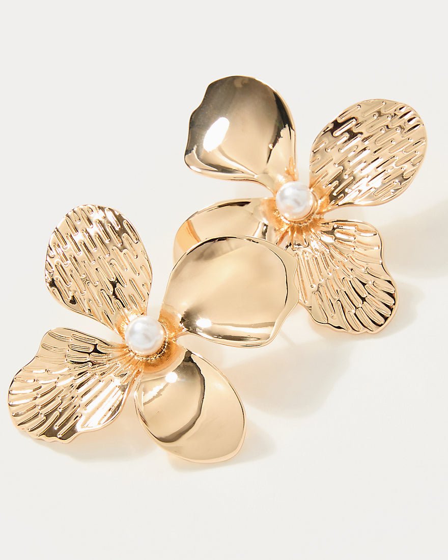 Shady Babe Earrings - Gold Metallic