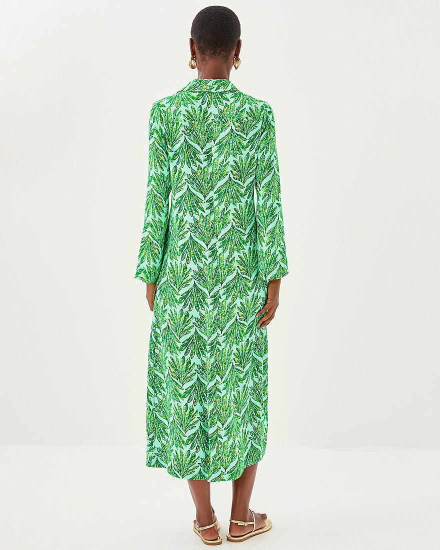 Simona Dress - Kitts Green Shady Babe