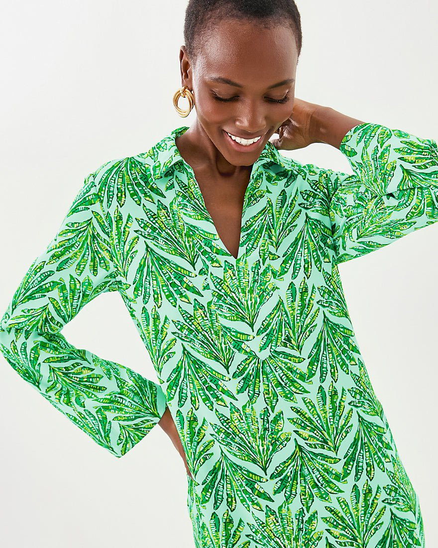 Simona Dress - Kitts Green Shady Babe