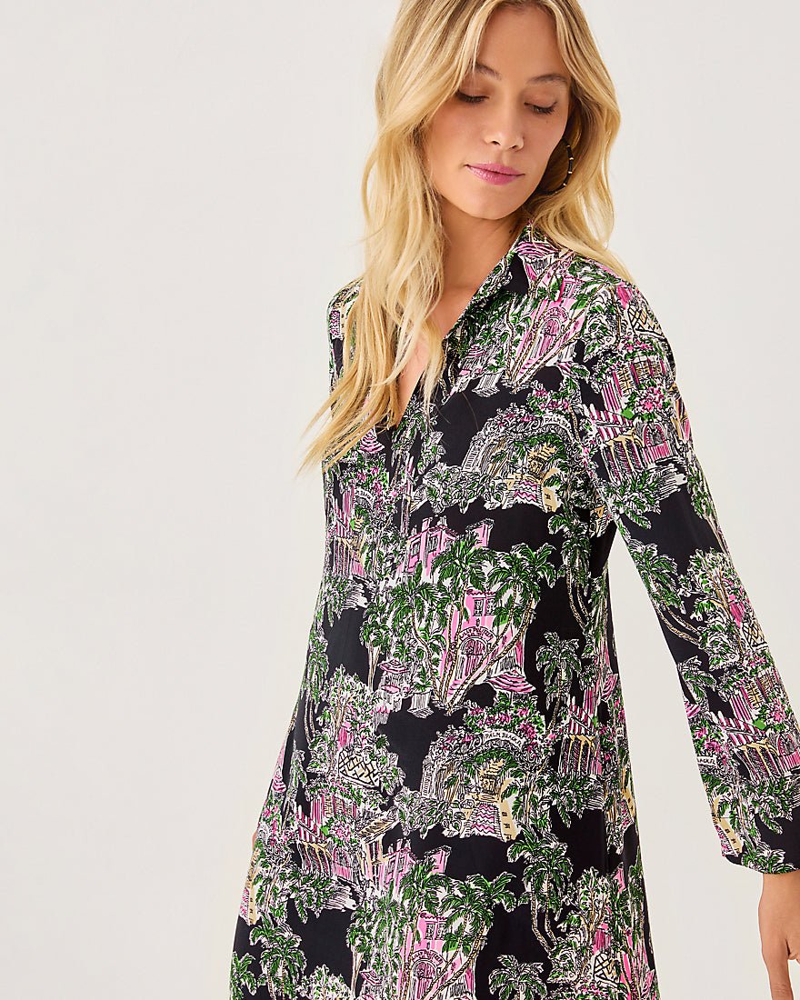 Simona Dress - Onyx Pb Anniversary Toile