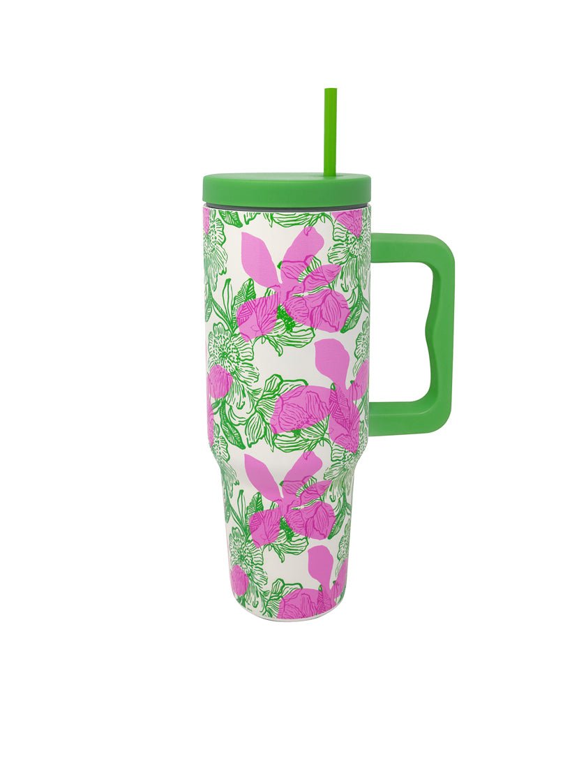 Stainless Steel 40 Ounce Tumbler - Sunset Shadows