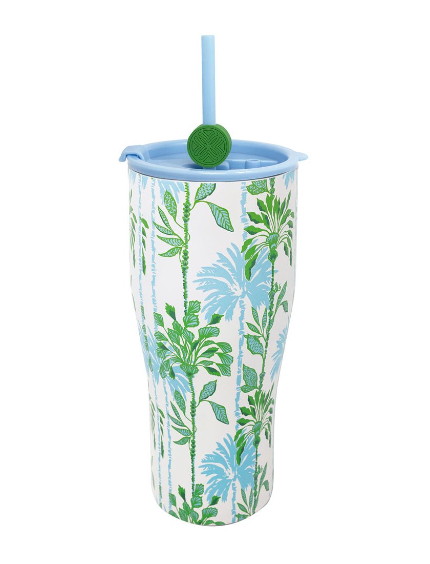 Stainless Steel Tumbler With Straw - Thumbnail 4