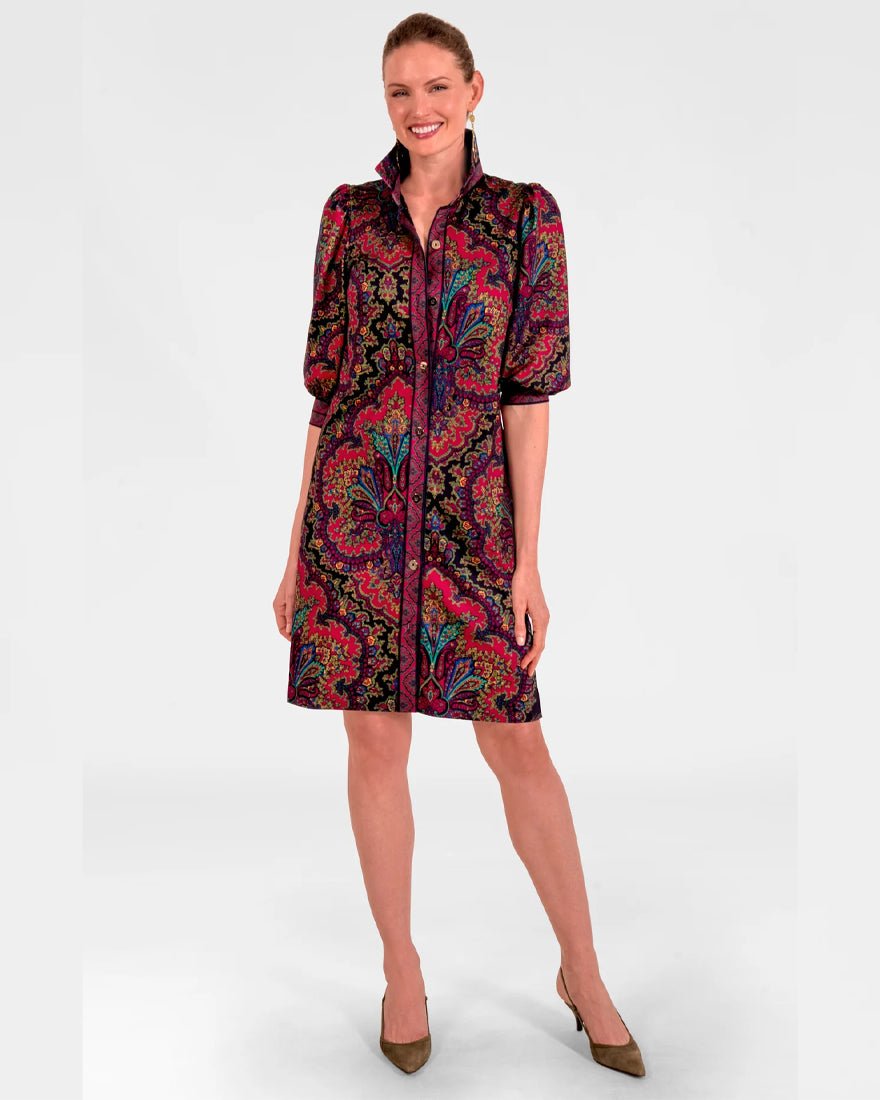 Swagger Dress - Black Passion Paisley