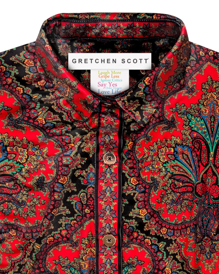 Swagger Dress - Black Passion Paisley