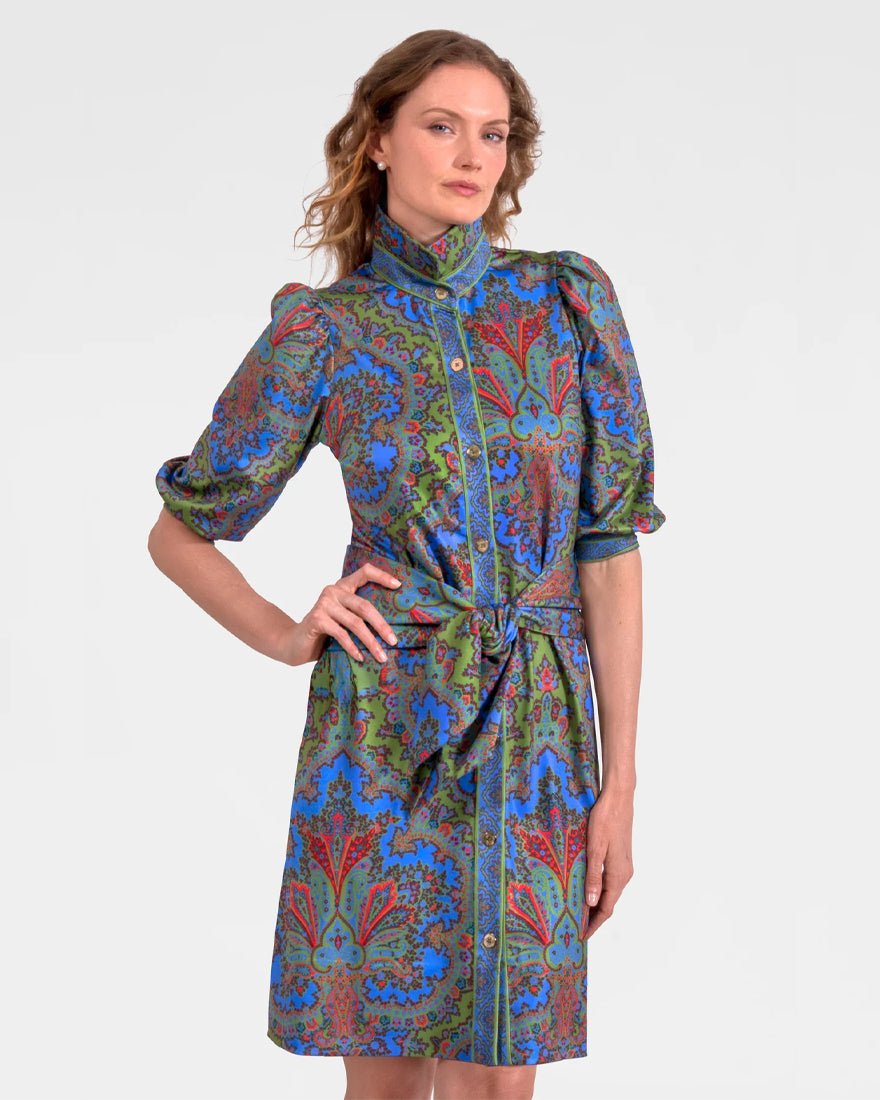 Swagger Dress - Olive Passion Paisley
