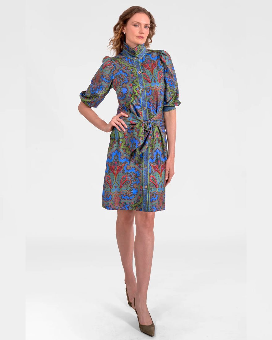 Swagger Dress - Olive Passion Paisley