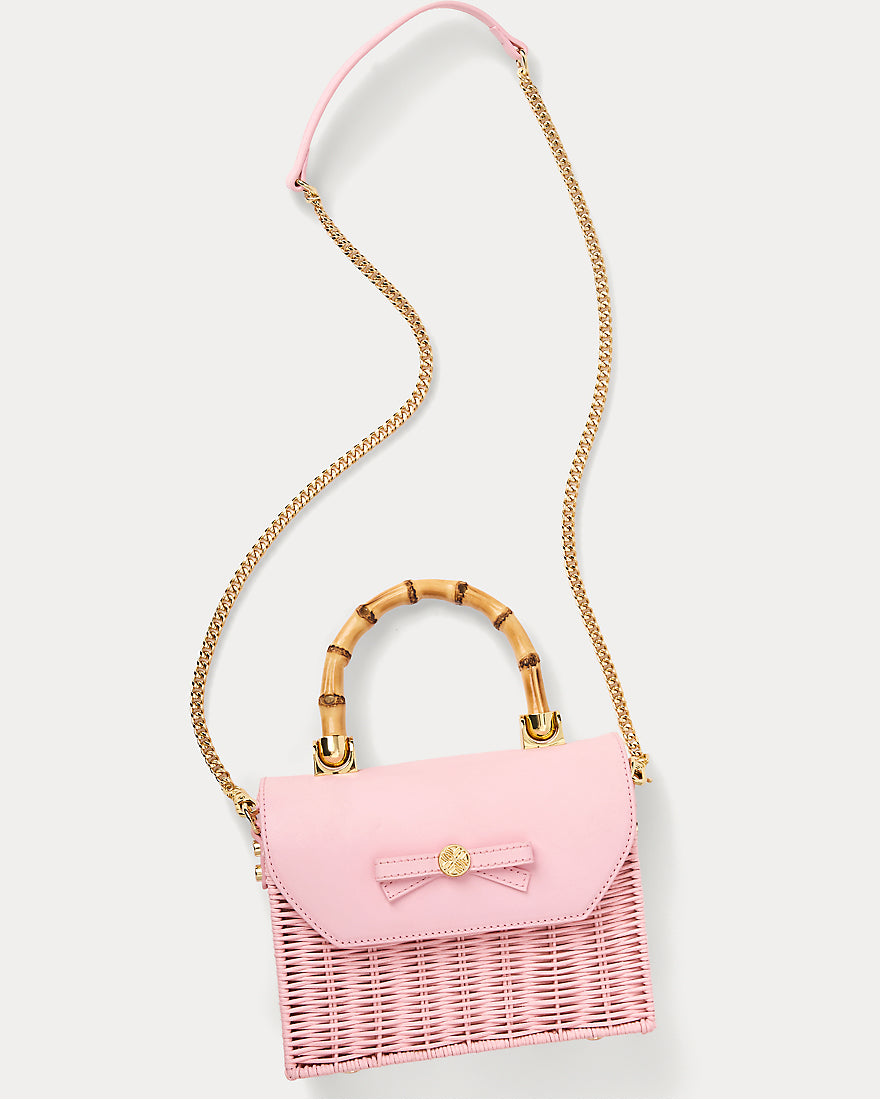 Teighen Bow Wicker Bag