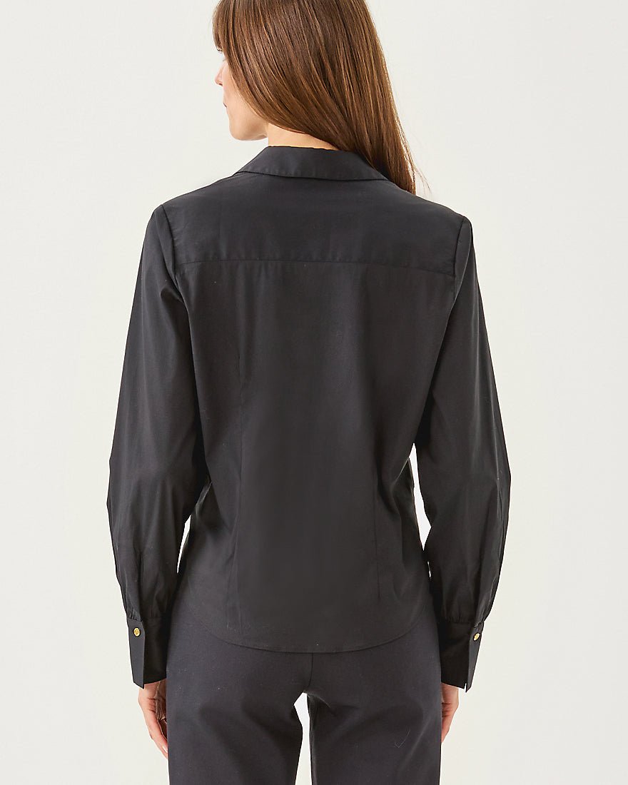 The Tie Lilly Shirt - Noir